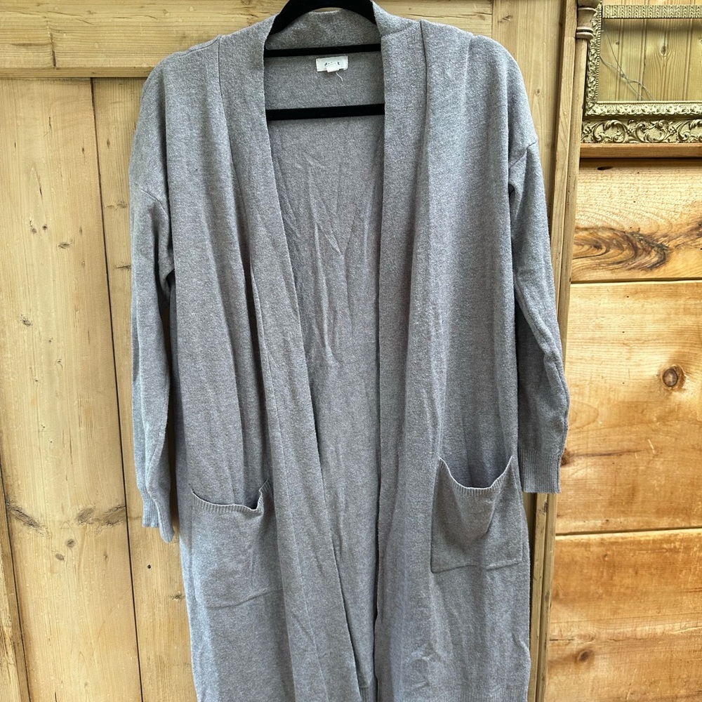 Debut Beige Long Knit Sweater